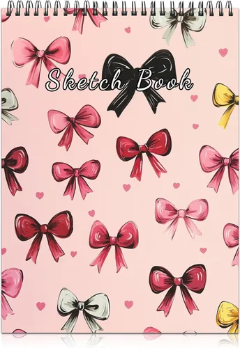 Miniatura 14 de Cabreche Lindo cuaderno de bocetos encuadernado en espiral, 9 x 12 pulgadas, papel grueso de 3.53 oz/m², 50 hojas de 100 páginas, libro de bocetos