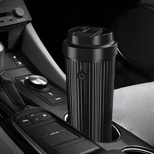 Miniatura 7 de Enfriador y calentador inteligente 2 en 1 de 12 V, mantiene la bebida fría o caliente en el soporte, calentador de agua y leche para bebidas y café