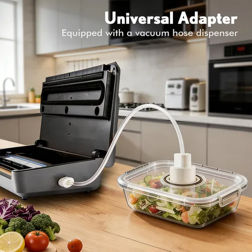 Miniatura 6 de Sellador al vacío para alimentos 90Kpa Potente máquina de sellado al vacío 7 en 1 modos con bolsa de almacenamiento de frescura Potente
