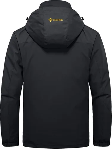 Miniatura 2 de GEMYSE Chaqueta de nieve impermeable 3 en 1 para hombre abrigo de invierno aislado