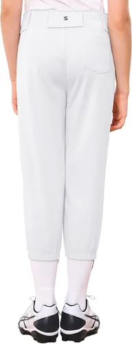 Miniatura 3 de Stelle Pantalones de sóftbol para niñas, pantalones de béisbol para jóvenes, pantalones de lanzamiento rápido con bolsillos, camiseta para niños