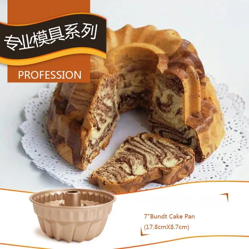 Miniatura 5 de Molde para hornear pasteles en forma de pétalo de 7 pulgadas