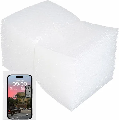 Miniatura 11 de 100 piezas de bolsas de burbujas, bolsas de burbujas de 6”x8” para compras, bolsas de acolchado de burbujas de doble pared para envío, embalaje