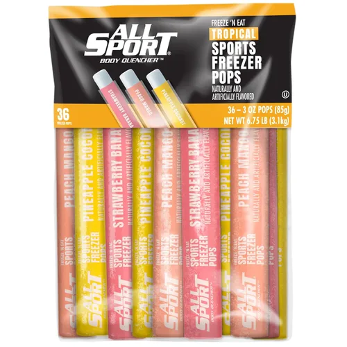 Miniatura 6 de All Sport Zero All Sport Hydration Freezer Pops, 36 CT (paquete variado sin azúcar), 36 unidades (paquete de 1)