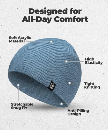 Miniatura 4 de Gorro original Gorro de punto suave Cálido y duradero