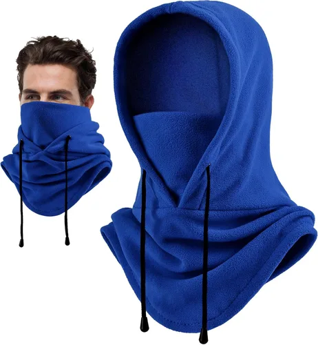Miniatura 27 de Joyoldelf Máscara de esquí para hombres y mujeres, pasamontañas, máscara facial completa de invierno, máscara deportiva transpirable