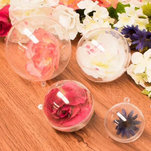 Miniatura 7 de Super Z Outlet Molde acrílico de plástico transparente para bombas de baño, kit de bolas de moldeo (3.937 in, 12 unidades)