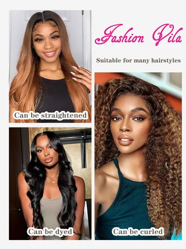 Miniatura 7 de Cabello Brasileño Ondulado Degradado de 2 Tonos 3 Paquetes Cabello Humano Virgen Remy Brasileño Paquetes de Tejido de Cabello Ondulado 100% Sin