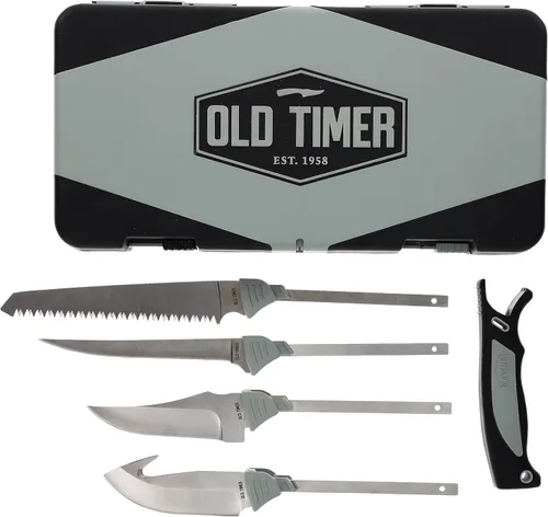 Miniatura 9 de Old Timer Trail Boss Cuchillo de filete de 5.25 pulgadas con hoja fija de acero inoxidable, construcción de espiga completa, mango ergonómico