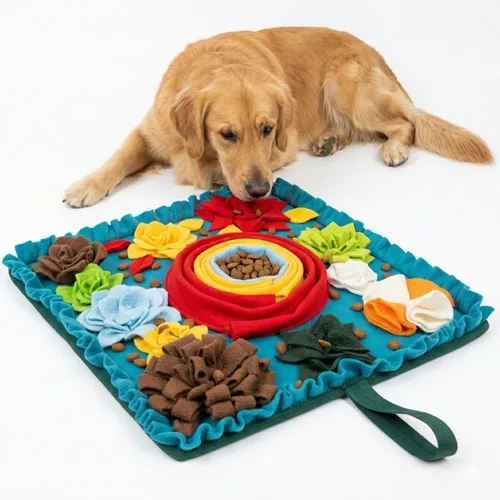 Miniatura 11 de PET ARENA Alfombrilla de olfateo para perros - Juguete de rompecabezas interactivo ajustable para razas grandes y pequeñas, alimentador lento