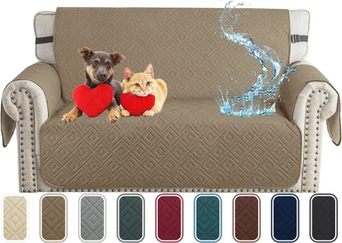 Miniatura 23 de XINEAGE Funda 100% impermeable para silla y sofá para mascotas, funda antideslizante para sofá, fundas lavables para silla, protector de muebles