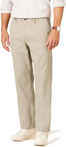 Tienda Essentials Pantalón chino de corte clásico, resistente a las arrugas, sin pinzas, para hombre (disponible en tallas grandes y altas)