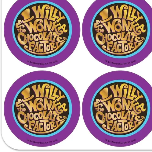 Miniatura 2 de Willy Wonka and The Chocolate Factory Logo Planner Calendario Scrapbooking Craft Pegatinas