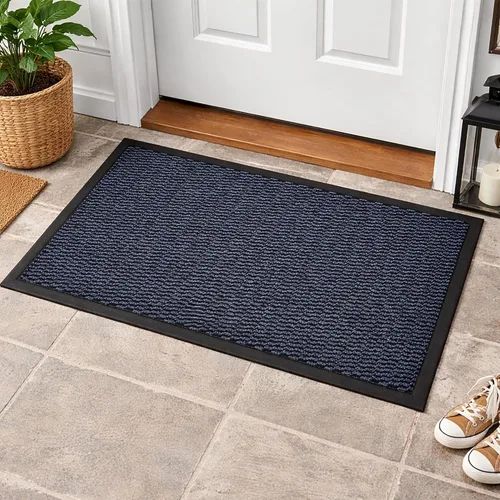 Miniatura 13 de EVIDECO French Home Goods Felpudo interior grande Lisa 48 L x 32 W Pulgada PP-PVC - Gris