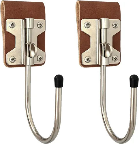 Soporte de cuero para taladro para cinturón, gancho para herramientas, funda para herramienta de araña, soporte para martillo, 2 paquetes