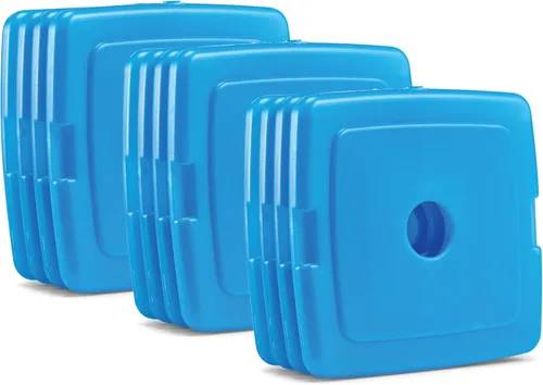 Miniatura 7 de Cool Coolers by Fit + Fresh, 4 Pack Slim Ice Packs, Space Saving Reusable Ice Packs for Lunch Boxes or Coolers
