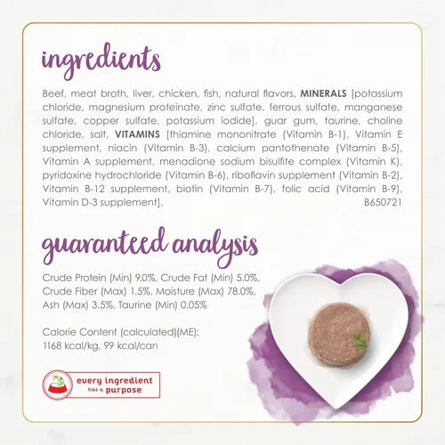Miniatura 5 de Purina Fancy Feast Paté - Comida húmeda enlatada para gatos adultos, Paté Natural Gourmet