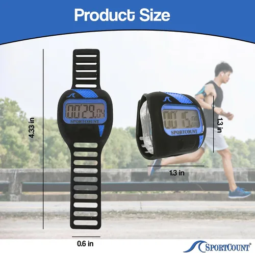 Miniatura 3 de Sportcount Contador de vueltas y temporizador - Temporizador de vueltas impermeable para natación, ciclismo, carrera y triatletas - Rastrea