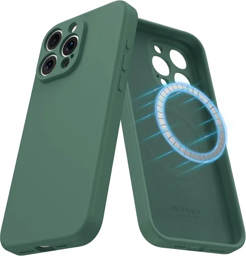 Miniatura 37 de Funda de silicona con soporte para iPhone 17 Pro [compatible con MagSafe] [Protección completa de la cámara] (6.3 pulgadas 2025), fundas de teléfono