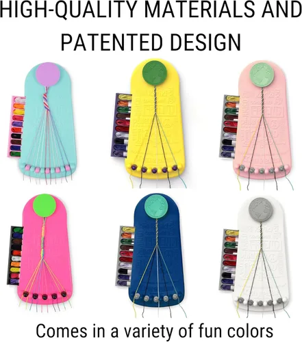 Miniatura 6 de Choose Friendship, kit para hacer pulseras de la amistad, kit de joyas para niñas, kit de manualidades, edición de viaje Piña