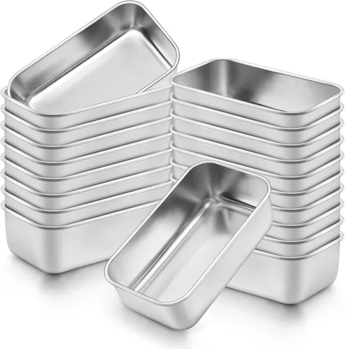 Miniatura 8 de Onader Molde para pan para hornear, sartén profunda de acero inoxidable de 9 x 5 pulgadas