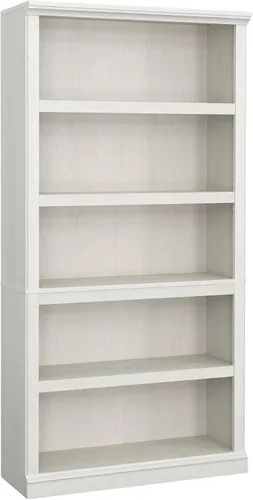 Miniatura 15 de Sauder Estantería de libros de madera de 5 niveles Librería multipropósito para oficina en casa, sala de estar, en acabado Negro Estate Estate Negro