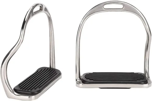 Estribos para silla de montar, acero inoxidable, ligero, de seguridad, pista ancha, estribo, antideslizante, equitación, suministros de equipo