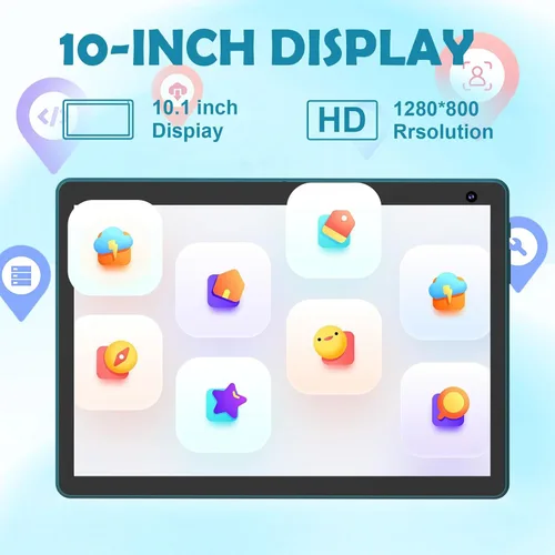 Miniatura 2 de Tablet Android 15 de 10 pulgadas, tableta 2 en 1 con teclado. 8GB RAM+32GB ROM compatible con tabletas PC expandibles de 1TB, CPU de cuatro núcleos