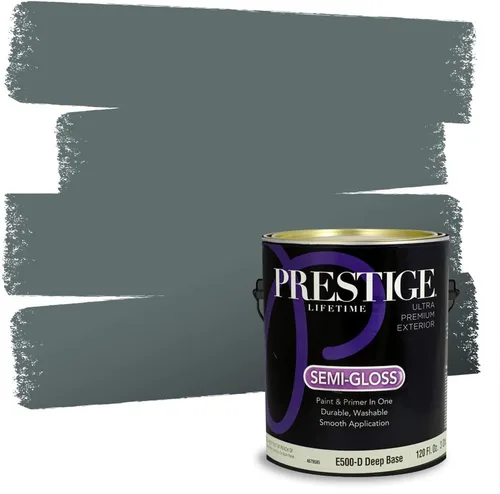 Miniatura 95 de Pintura exterior y primera mano en uno de Prestige Paints , E100-D-831BM