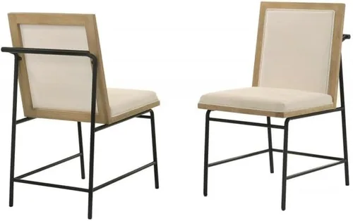 Miniatura 3 de Driftwood Dining Room 6Pc Set, Extension Leave Dining Table, 4 Side Chairs and Bench