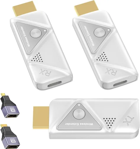 Miniatura 8 de Transmisor y receptor HDMI inalámbrico 328FT/100M, decodificación 4K salida 1080P extensor HDMI inalámbrico, 2.4G/5G Plug&Play portátil inalámbrico