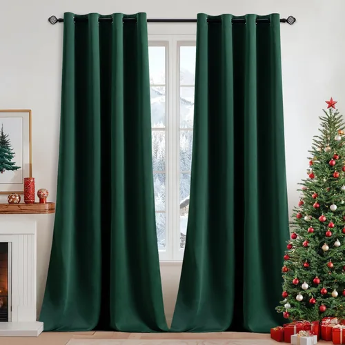 Miniatura 44 de MIULEE Cortinas opacas para dormitorio o sala de estar, juego de 2 paneles de cortina para ventana con aislamiento térmico y bloqueo de luz
