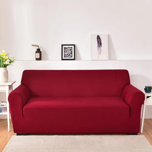 Miniatura 17 de Konsilsa Funda elástica para sofá de 1/2/3/4 plazas, funda universal para sillón suave, lavable, antideslizante, adecuada para protector de muebles