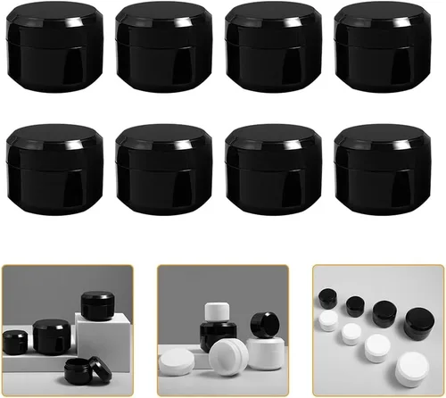 Miniatura 9 de Botellas de crema para ojos rellenables, paquete de 8 recipientes pequeños transparentes de viaje para suero facial, loción y bálsamo