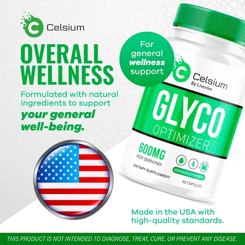 Miniatura 4 de Celsium Glyco Optimizer Capsules, Celsius Glyco, Celsius Glyco Optimizer Opiniones, Celsium Advanced Formula 30 Cápsulas durante 1 mes