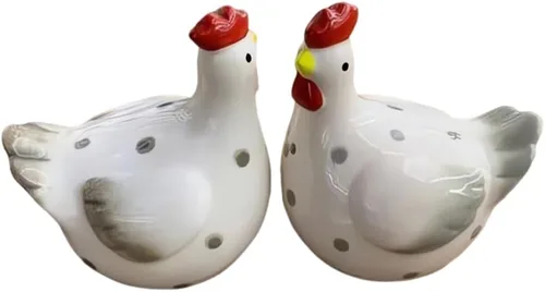 Juego de salero y pimentero magnético de cerámica para el hogar y la cocina, accesorio para mesa de comedor para organizar fiestas, granero,