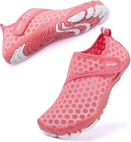 Miniatura 16 de Racqua Zapatos acuáticos para niños y niñas, de secado rápido, ligeros, para piscina, natación, playa, deportes, zapatos acuáticos