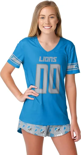 Miniatura 4 de FOCO NFL womens Nfl Team Logo Ladies Gameday Ready Jersey Pajama Set