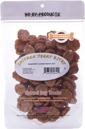 Miniatura 3 de Preen Pets Bocaditos de carne seca de pollo, 5 por 2 x 2/8 pulgadas