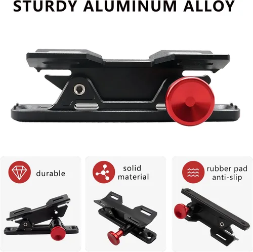 Miniatura 4 de Soporte de aluminio para extintor de incendios de automóvil, barra antivuelco de liberación rápida, soporte universal para Jeep, camión, UTV, ATV