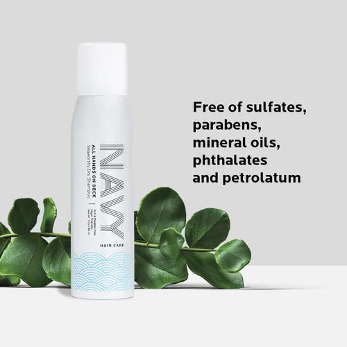 Miniatura 4 de NAVY HAIR CARE Champú en aerosol seco para mujeres y hombres, 3 onzas, voluminizador de tamaño de viaje, para teñido y todo tipo de cabello