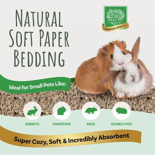 Miniatura 2 de Small Pet Select Ropa de Cama Premium para Animales Pequeños, Ropa de Cama de Papel Suave Natural para Mascotas Pequeñas de Interior y Exterior