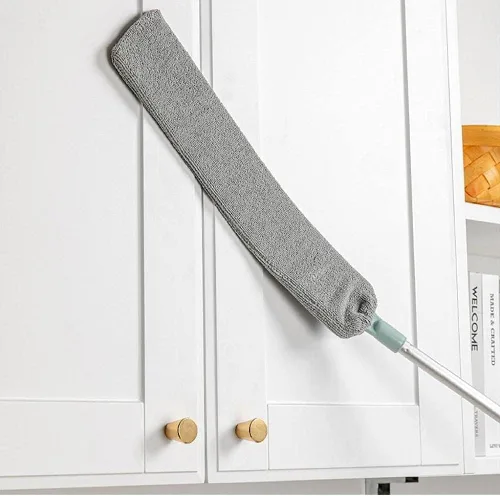 Miniatura 2 de Duster - Colector de polvo telescópico extraíble lavable de microfibra cepillo de limpieza para el hogar