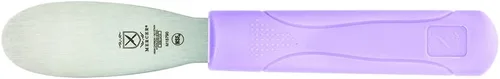 Mercer Culinary Millennia Esparcidor de borde liso, hoja de 3.5 pulgadas, mango morado Púrpura