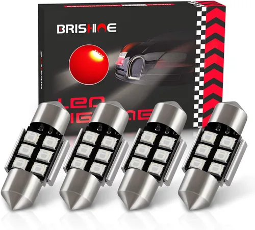 Miniatura 13 de 4 bombillas LED Festoon DE3175 de 1.102 in y 1.142 in, 2835 chipsets Canbus sin errores, 1.1 pulgadas, DE3021 3175 3022 N3, bombillas LED