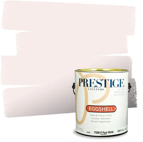 Miniatura 24 de Prestige Paints - Pintura exterior e imprimación en uno, 1 galón, plano, E500-P-A011GP