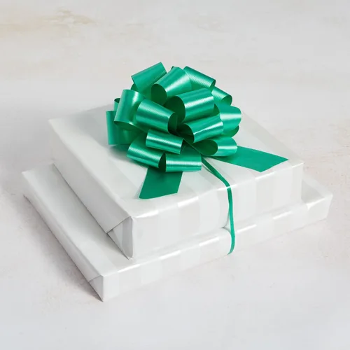 Miniatura 7 de Berwick The Perfect Bow Pull Ribbon, tamaño acabado de 5.5 pulgadas con 20 bucles, verde cítrico, 50 piezas