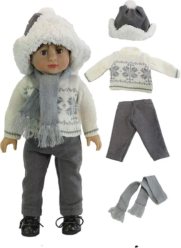 Miniatura 5 de American Fashion World Conjunto de chaleco y pantalones de 3 piezas para muñecas de 18 pulgadas para niños de 'Race to Your Dreams' Calidad