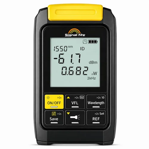 Miniatura 8 de Pruebador de Fibra Óptica OTDR Mini-Pro SM 1310/1550nm con Mapa de Eventos. Probador Multifunción OPM, OLS, RJ45, VFL. Rango de Prueba 10m-60km