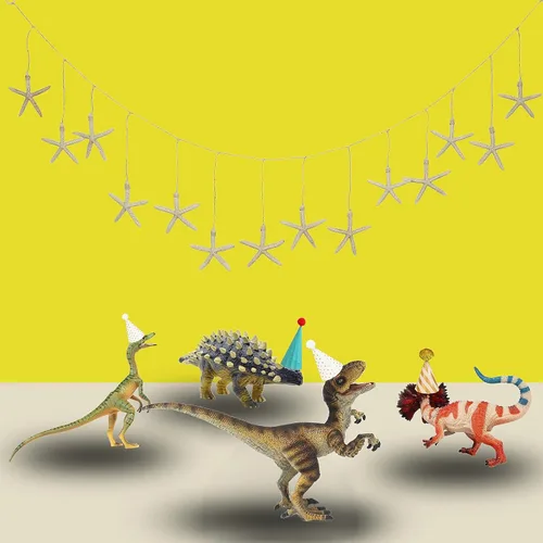 Miniatura 7 de Gemini&Genius Anquilosaurio Velociraptor Compsognathus Dilophosaurus Dilophosaurus Dinosaurs Set, recuerdo de fiesta, coleccionista de dinosaurios